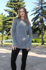 Alpaca wool knit sweater