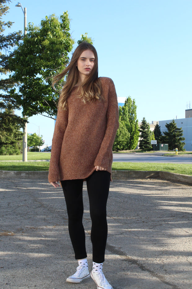 Alpaca wool knit sweater