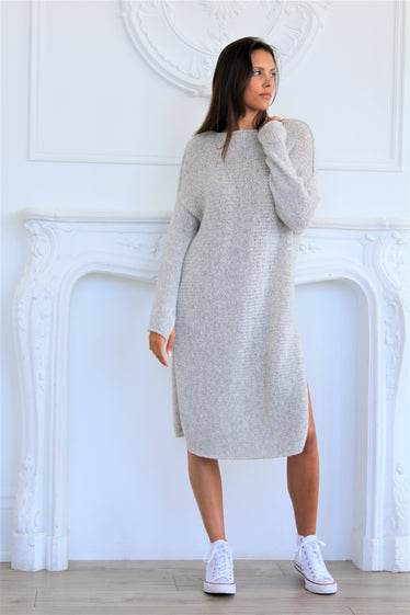 Oversized knit dress