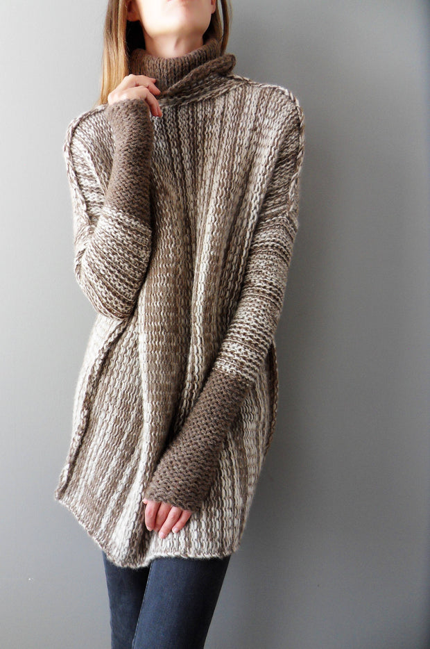 Handmade Chunky knit sweater dress. Handmade Chunky knit sweater dress.