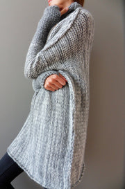 Oversized  Alpaca Chunky knit sweater. - RoseUniqueStyle